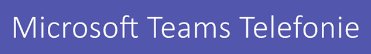 Microsoft Teams Telefonie