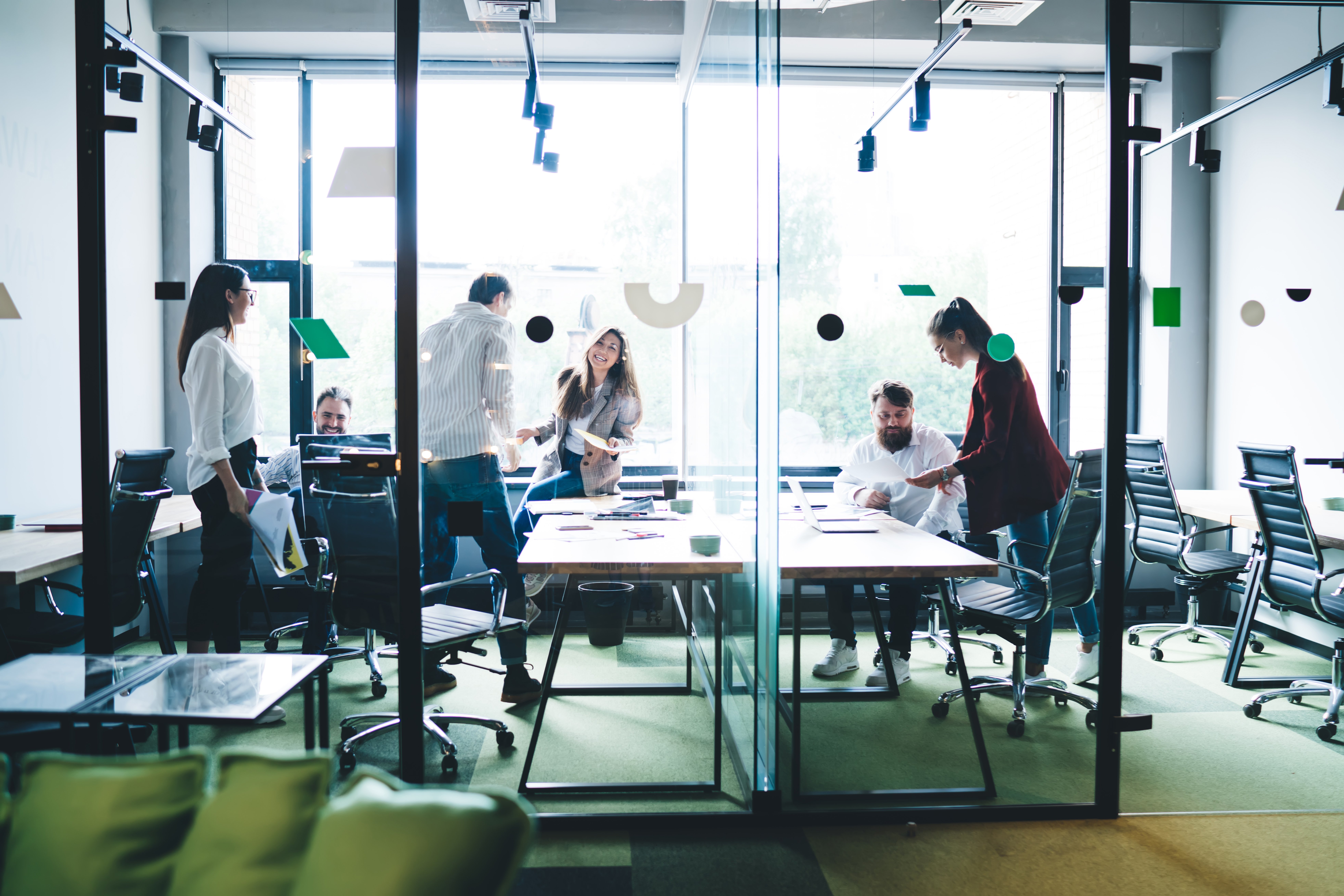 Büro Team Meetingraum